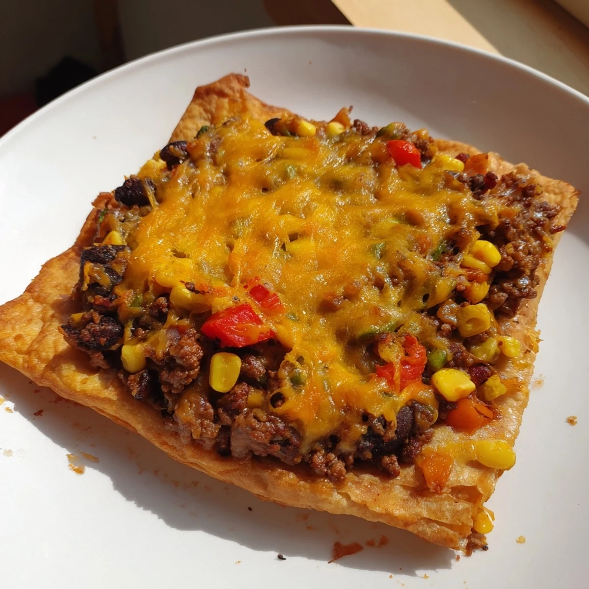 Golden, bubbly Sheet Pan Quesadillas with melted cheese and seasoned meat, perfect for sharing.