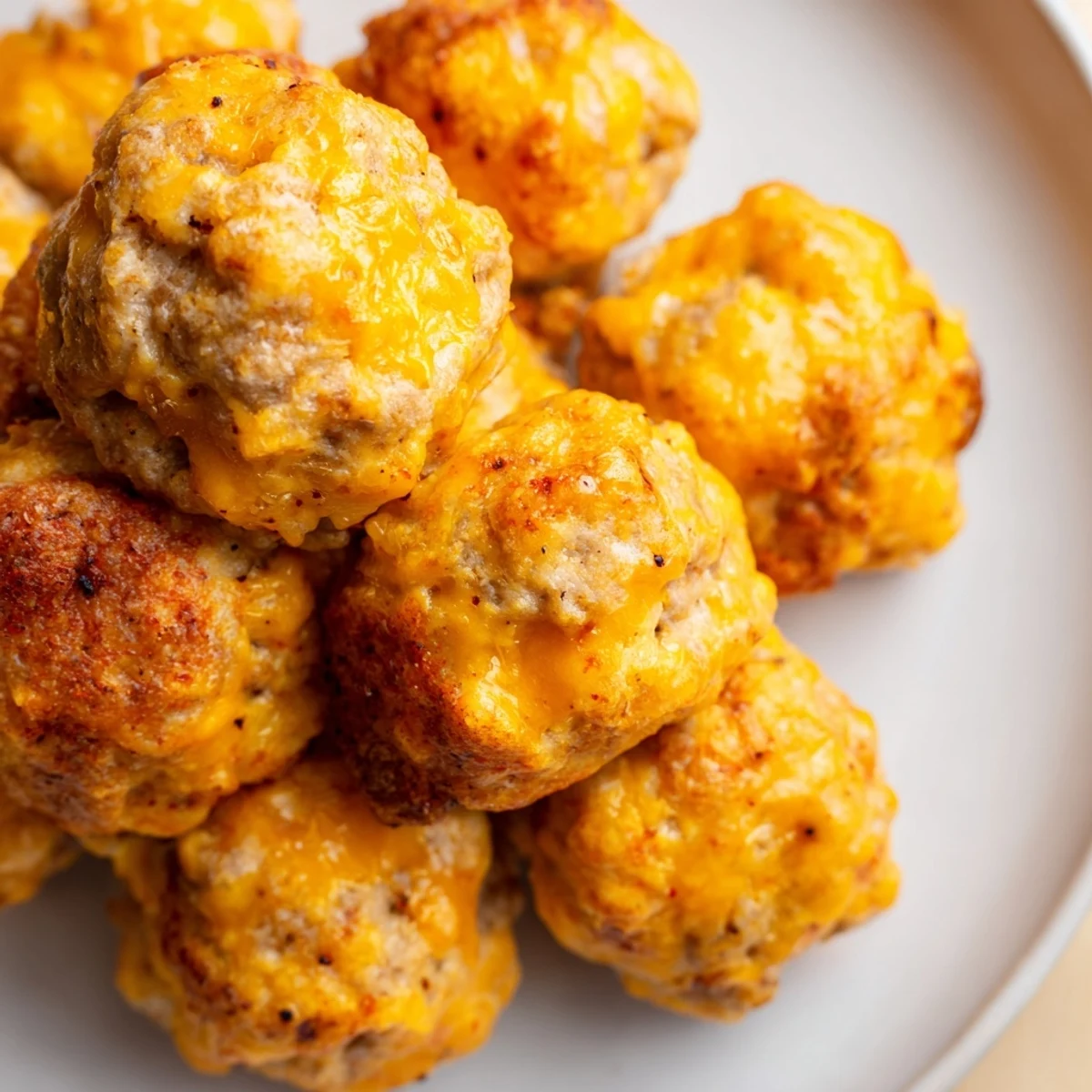 Chicken Sausage Bisquick Balls