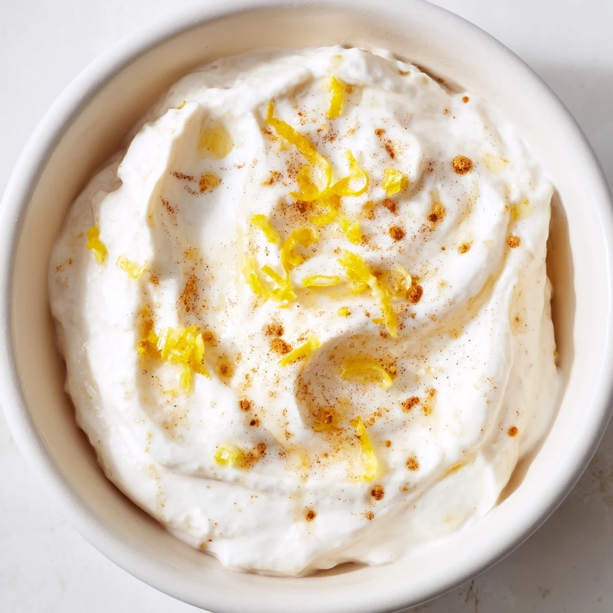 A vibrant photo of a bowl of Greek yogurt fruit dip, perfect with colorful, juicy fruit slices.