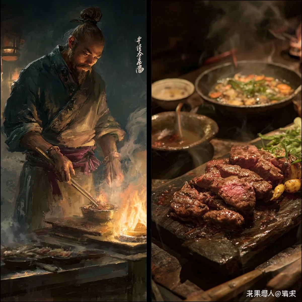 A close-up of creamy overnight oats with chia seeds, topped with fresh blueberries, sliced banana, and a drizzle of almond butter.