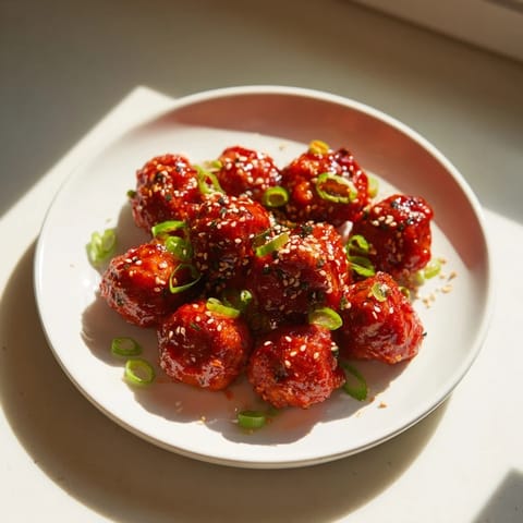 Spicy Sriracha Honey Meatballs