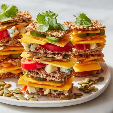 Southwest Mesa Cheese Stacks