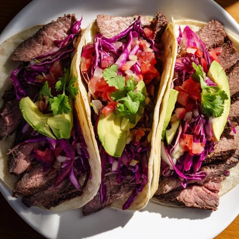 Coffee Rubbed Steak Tacos