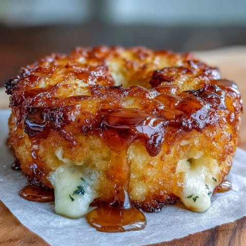 Tender homemade Chīzu Imomochi stacked on a plate, garnished with scallions, perfect as a savory Japanese appetizer or comforting snack.