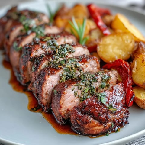 Marinated Ibérico Pork With Potatoes