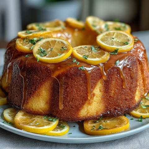 Limoncello Pound Cake Lemon