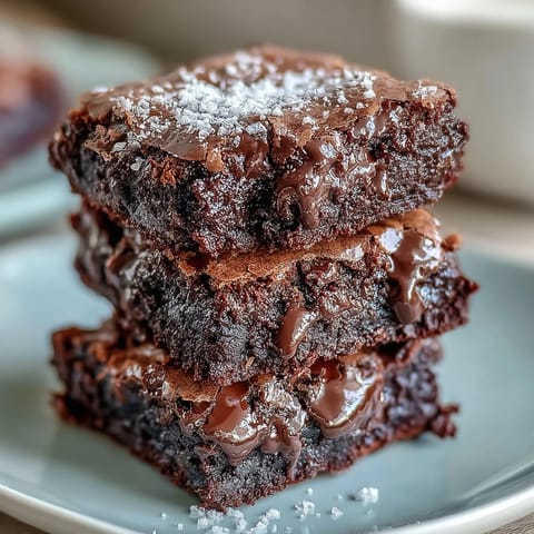Triple Chocolate Sourdough Brownies