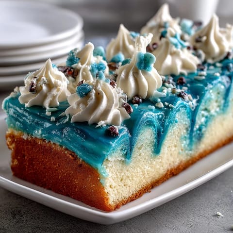 Pisces Sheet Cake Ocean Waves