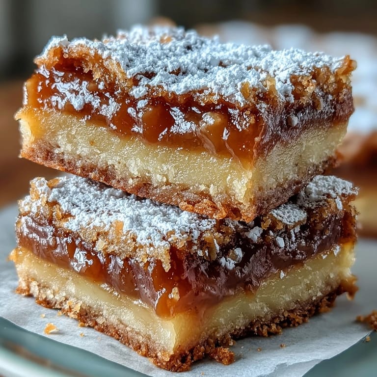 A slice of Earl Grey Tea, Guava, and Lemon Bars reveals the tropical guava layer and citrusy glaze, plated for tea time.