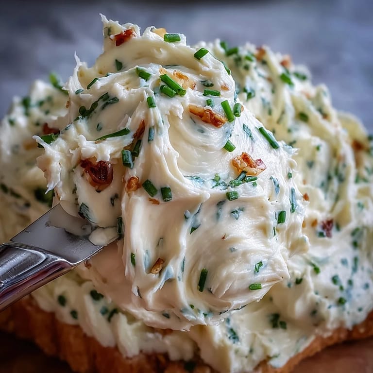 Rich and savory garlic cream cheese spread, ideal for spreading on toast, dipping veggies, or elevating any appetizer platter.  