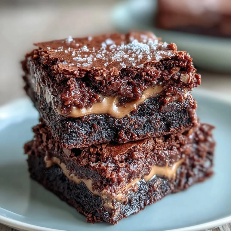 Irresistible sourdough brownies with a peanut butter swirl, combining tangy discard with sweet chocolate for a unique, crowd-pleasing treat.