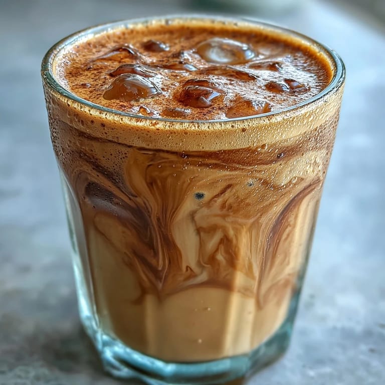 Refreshing Brown Sugar Oat Milk Shaken Espresso, a dairy-free coffeehouse delight at home.